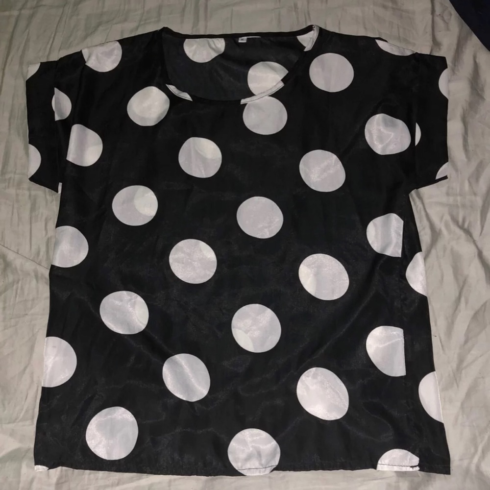 Black & White Polka Dot Blouse
